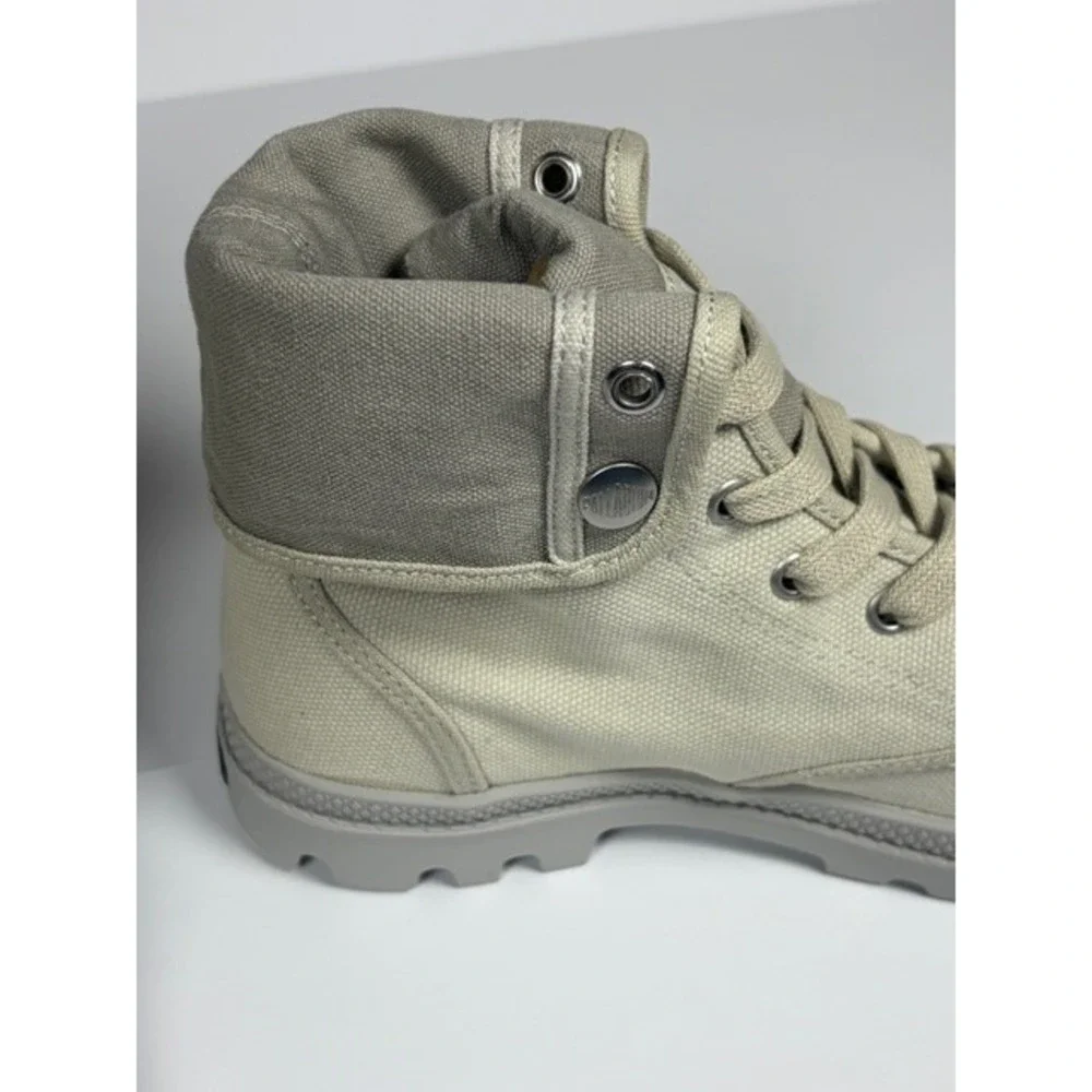 Palladium Baggy Boots Vapor Grey Canvas High Top Fold Down Men's 8 Streetwear